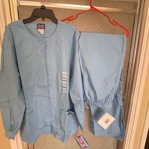 Cherokee scrub set, blue, size S, NWT